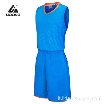 Basketball Jersey Unifort Design delle maglie da basket personalizzate